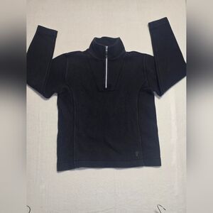 Tommy Bahama Black Quarter-Zip Top